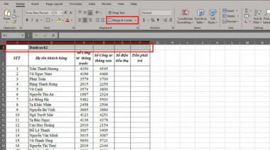 Tổng hợp các cách gộp ô trong Excel đơn giản và hiệu quả nhất