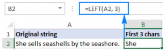 Excel, Hàm Left và các ứng dụng cực hay của hàm Left trong Excel