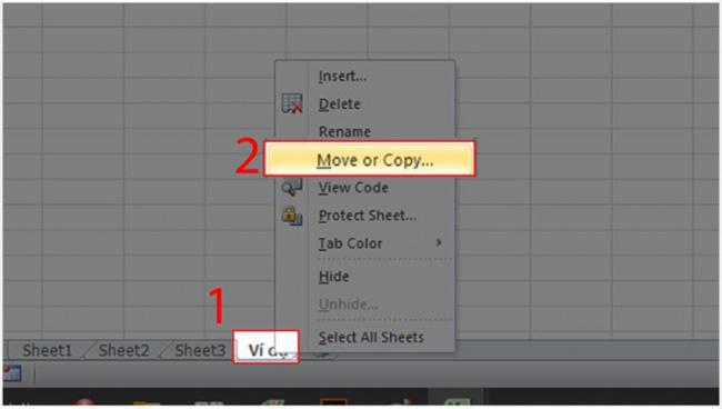 excel, cách copy sheet trong excel với các loại công thức khác nhau